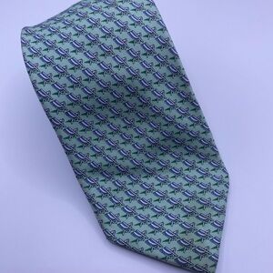 Vineyard Vines Light Green Geometric Tie